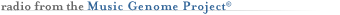 radio from the Music Genome Project