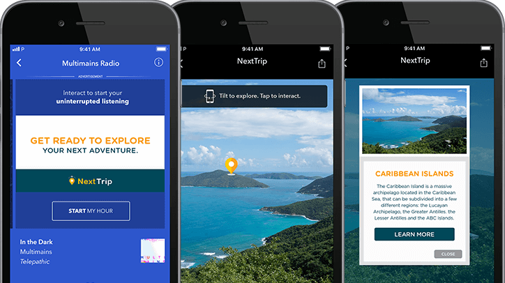 MOBILE SPONSORED LISTENING RICH MEDIA TEMPLATE